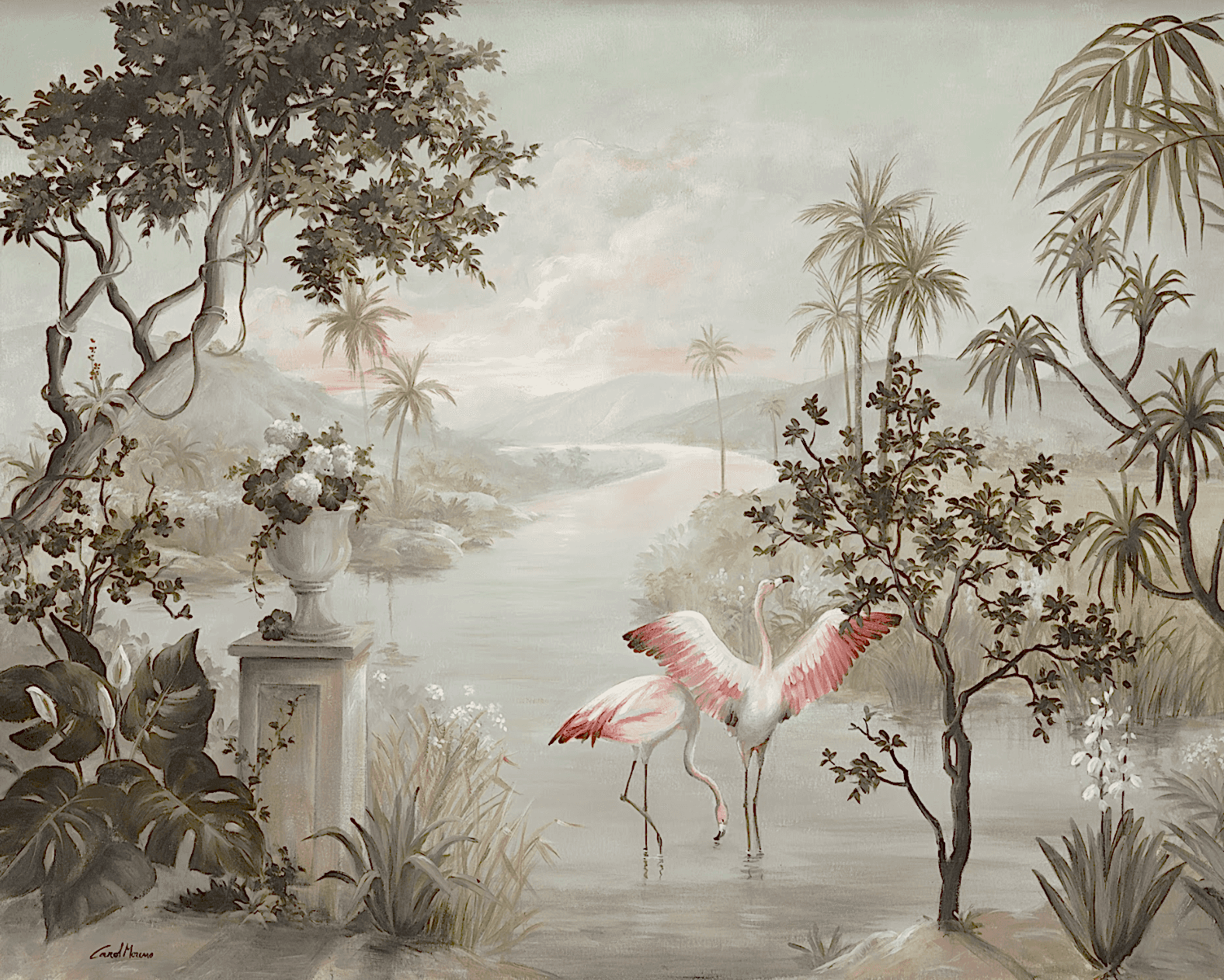 3D Tasarım Kumaş Duvar Kağıtları